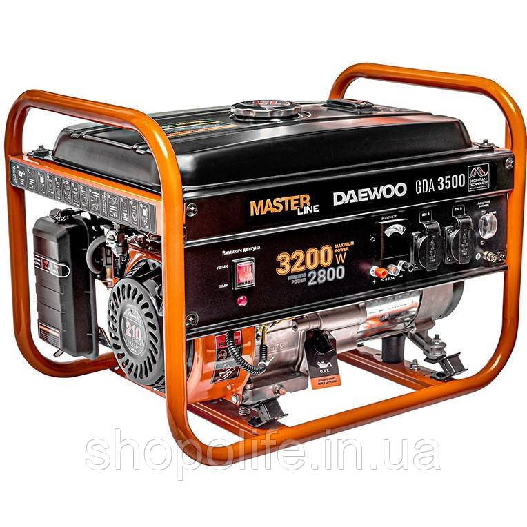 Профессиональный Бензиновый Генератор (электрогенератор) DAEWOO GDA ...