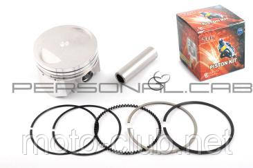 Поршень на мотоцикл із двигуном 4T CB/CG Ø 64,00 mm, p-15 (150/200cc STD) "RED", фото 1