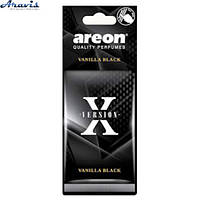 Ароматизатор Areon Х-Vervision лист Vanilla Black AXV11
