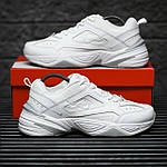 Чоловічі кросівки Nike M2K Tekno (білі із сірим) модні універсальні кроси 2179 top, фото 3