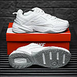 Чоловічі кросівки Nike M2K Tekno (білі із сірим) модні універсальні кроси 2179 top, фото 4