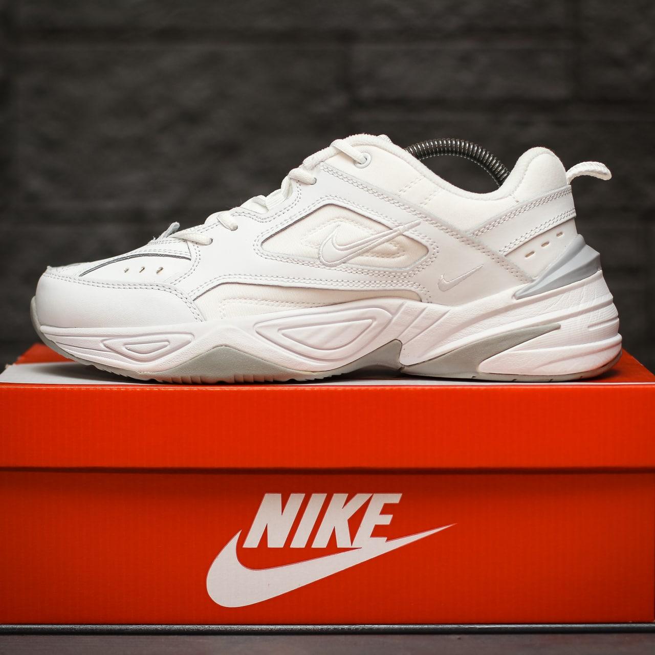 Чоловічі кросівки Nike M2K Tekno (білі) низькі стильні кросівки 2179 Найк топ, фото 1