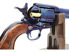 Пневматичний револьвер kwc Colt Single Action Army 45 воронений, фото 3