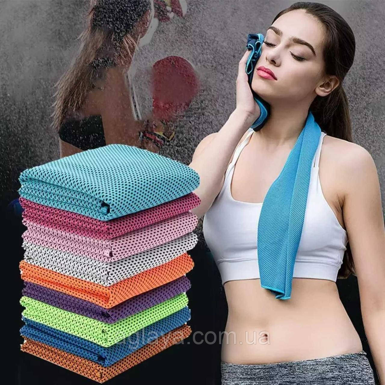 Полотенце Охлаждающее для спорта LiveUp Cooling Towel - фото 1 - id-p1736619466