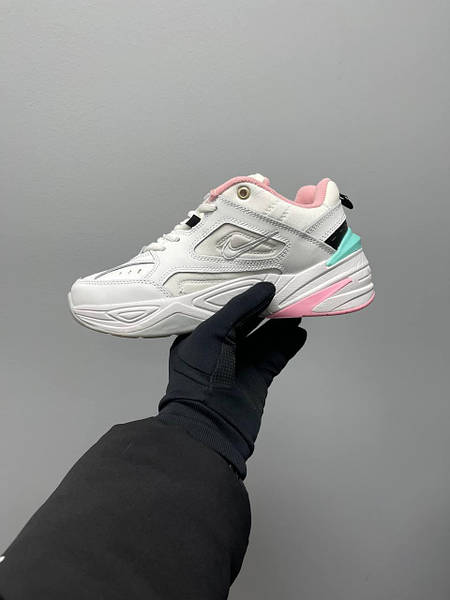 Nike M2K Tekno White Pink Turquoise L0717 Crossovok 1736613634