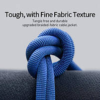 Кабель Baseus Crystal Shine Series Fast Charging Data Cable Type-C to iP 20 W 1.2 m Blue, фото 10