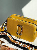 Женская сумка Marc Jacobs The Snapshot Bag Yellow (желтая) torba0015 красивая модная стильная сумочка cross
