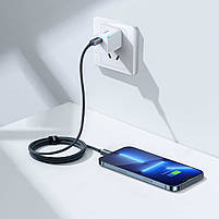 Кабель Baseus Crystal Shine Series Type-C to Lightning 20W 2m Black (CAJY000201), фото 3