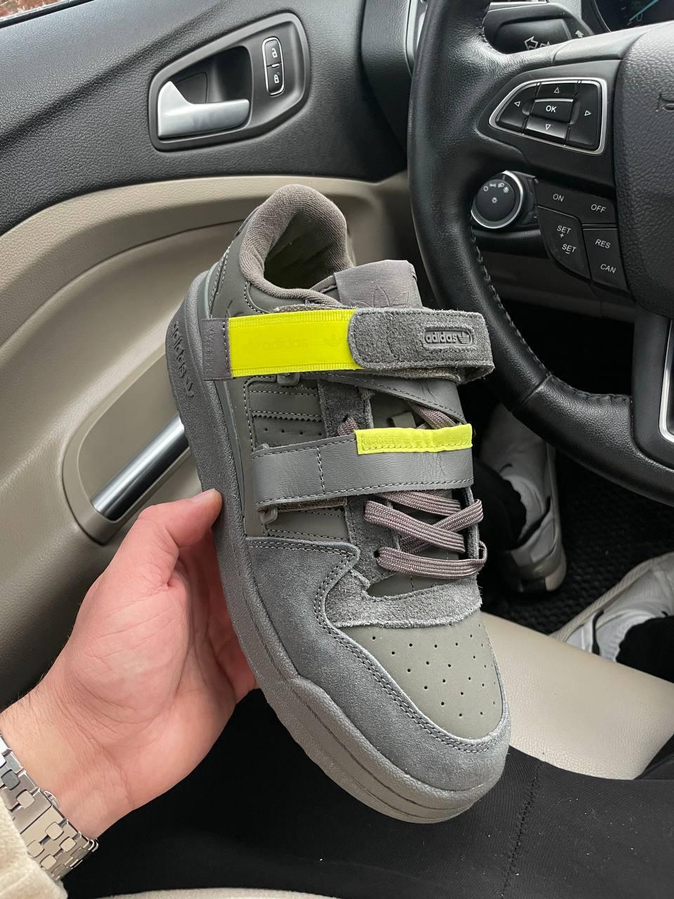 Чоловічі кросівки Adidas Forum (сірі) модні якісні короткі кеди демісезон Ar15101 top, фото 1
