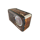 Портативный радиоприемник Everton RT-715 с фонариком, Bluetooth FM USB SD, фото 3