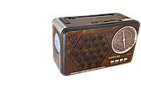 Портативный радиоприемник Everton RT-715 с фонариком, Bluetooth FM USB SD, фото 4