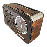 Портативный радиоприемник Everton RT-715 с фонариком, Bluetooth FM USB SD, фото 6