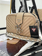 Женская сумка клатч Guess Penelope Beige (бежевая) torba0016 красивая стильная модная вместительная top