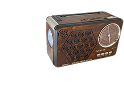 Потужний портативний радіоприймач Everton RT-715 з ліхтариком, Bluetooth FM USB SD