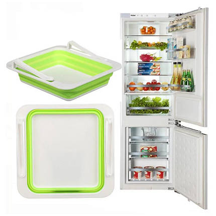 Додатковий складаний контейнер для холодильника JM-626 STORAGE BOX силіконовий, фото 1