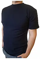 Футболка чоловіча БАТАЛ (62-64p) однотонна синя