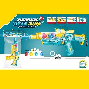 Бластер арт. 1108-1 батар., 2кольори, світло, пакет 35*17,4см