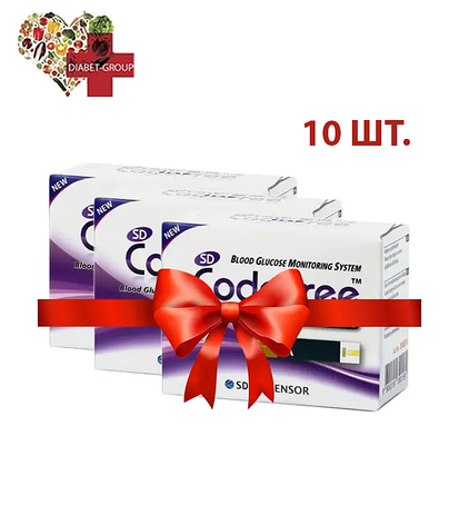 Тест-смужки SD CodeFree 10 паковань, фото 1