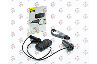 FM модулятор Baseus CCTM-E01 USB/MP3/12-24В/microSD/AUX вход/USB зарядка 3,1А/Bluetooth 5.0