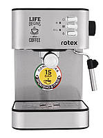 Кофеварка ROTEX RCM750-S Life Espresso (15 Бар, 850 Вт)