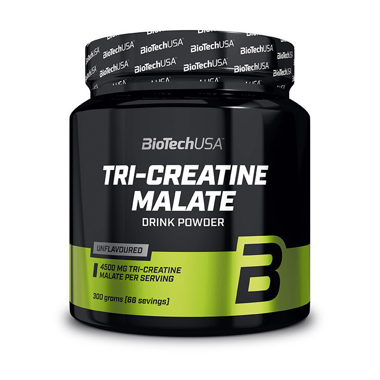 Креатин BiiTech Tri-Creatine Malate 300 грам без смаку, фото 1