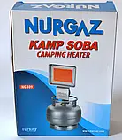 Газовий обігрівач Nurgaz 309 з редуктором (стандартна газова різьба 21.8 мм), фото 2