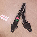 Ремінь для електрогітари акустичної класичної гітари чорний з медіаторами, фото 6