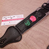 Ремінь для електрогітари акустичної класичної гітари чорний з медіаторами, фото 9