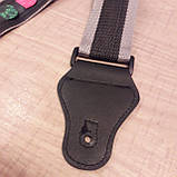 Ремінь для електрогітари акустичної класичної гітари чорний з медіаторами, фото 7