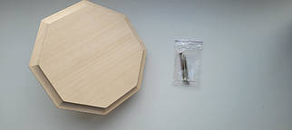 Вентиляційна заглушка для лазні та сауни липа 125 мм (фурнітура нерж)