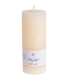 Свічка 6*15 см на 45 годин горіння з парафіну кольору шампанського