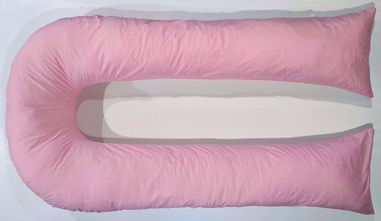 Наволочка на подушку для вагітних і годування U-340 колір "Рожевий"