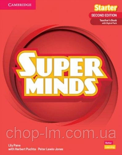 Super Minds (2nd Edition) Starter Teacher's Book with Digital Pack / Книга для вчителя — нове видання