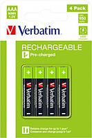 Акумуляторні батарейки Verbatim HR03 ААА 1,2V 950 mAh, Ni-MH