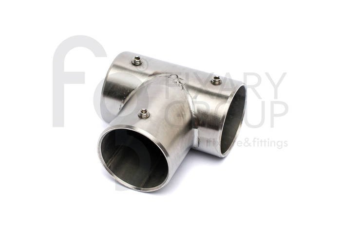 Т-образный соединитель трубы нержавеющая сталь Е-040, цена 382 ...
