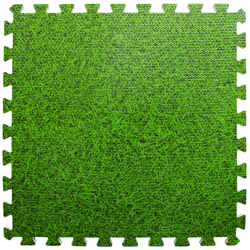 Підлога пазл - модульне підлогове покриття 600x600x10мм зелена трава (МР4) SW-00000153, фото 1