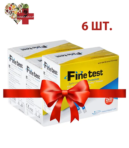 Тест-смужки Finetest premium 50 - 6 паковань, фото 1