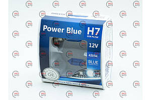 Лампа Н7 12 V 55 W BREVIA Power Blue 4200К (2шт)