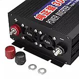 Інвертор з 12V на 220 V, реальна потужність 1500W (пік 3000W), Чистий Синус, перетворювач напруги., фото 6