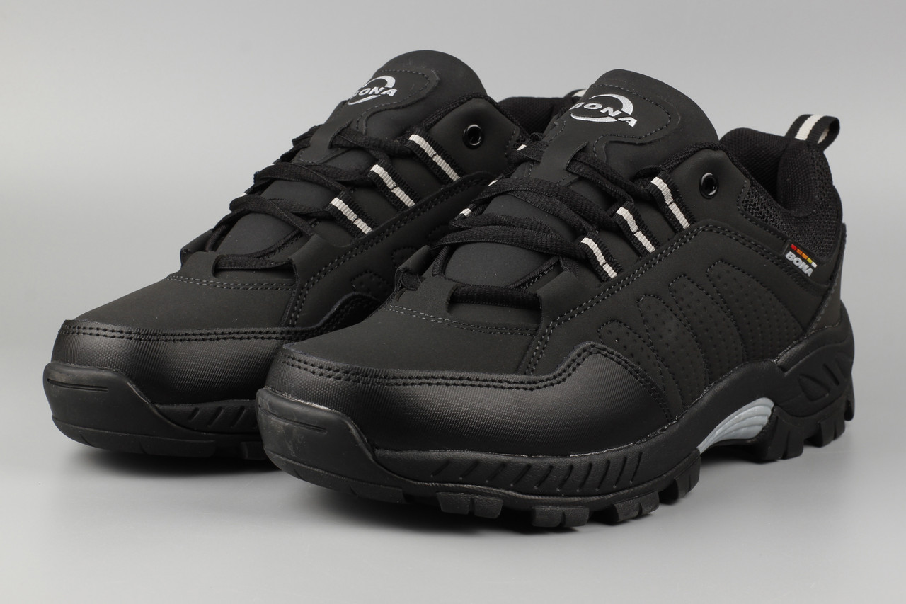 Кросівки чоловічі чорні Bona 906D Бона Розміри 41 43