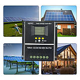 Контроллер заряду KLD mppt 60a 12v 24v 36v 48v до 100 вольт, фото 4