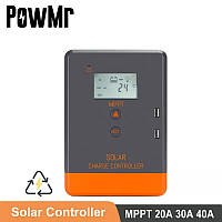 Контроллер заряду Рowmr mppt 20a 12/24v до 55 вольт