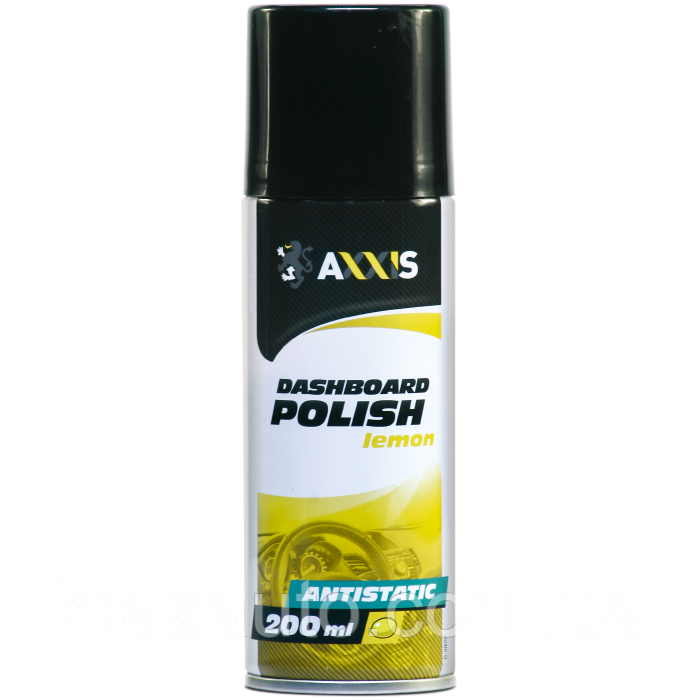 Поліроль для пластику ЛИМОН 200 мл. AXXIS Польща D-0005C, фото 1