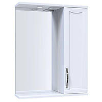 Шкафчик с зеркалом AQUARIUS Lofty AQ-U1112474227 50x70x17см c подсветкой с полочкой белый 152760