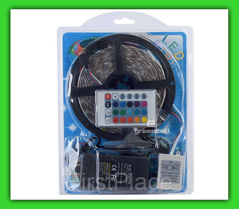 Купить 5 метров Светодиодная LED лента с пультом LED RGB 3528 2835 ...
