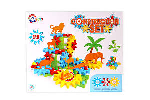 Конструктор з шестернями 118 деталей для малюків