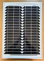 Солнечная панель монокристаллическая Komaes KM20(6) 20 Вт. Уценка.