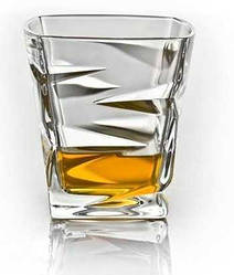 Набір склянок низьких Bohemia Zig-Zag 6 штук 300 мл богемське скло (21804/59418/300)