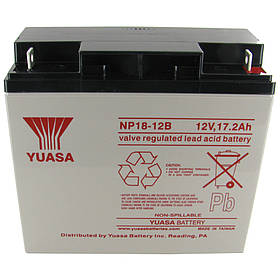 Акумулятор мультигелевий Yuasa 12 V 18 Ah AGM VRLA EUROBAT NP18-12B (Japan 17.2 Аг)