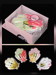 Гребінець щітка Авокадо з блискітками